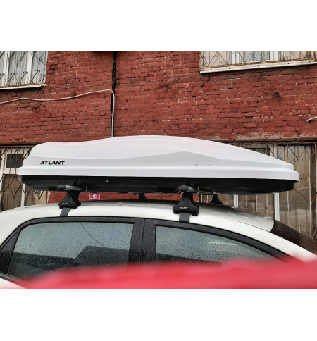 Автобокс на крышу Diamond 500 White (220*80*44) 500л. в Барнауле