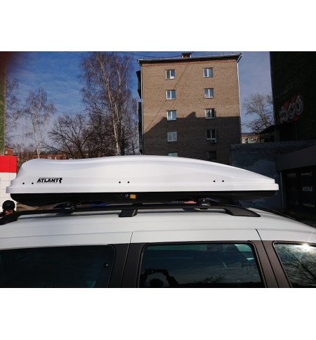 Автобокс на крышу Diamond 500 White (220*80*44) 500л. в Барнауле