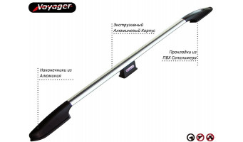 Рейлинги Voyager на Hyundai H1 (GRAND STAREX) 2008— Арт. HH1-BAKR